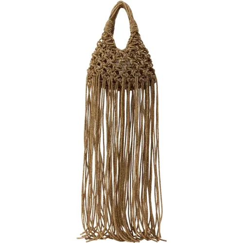 Handbags, female, , Size: ONE SIZE Mini Fringe Bag - Hibourama - Modalova