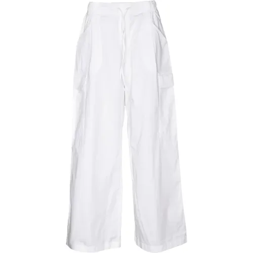 Wide Trousers, female, , Size: W25 pants - Replay - Modalova