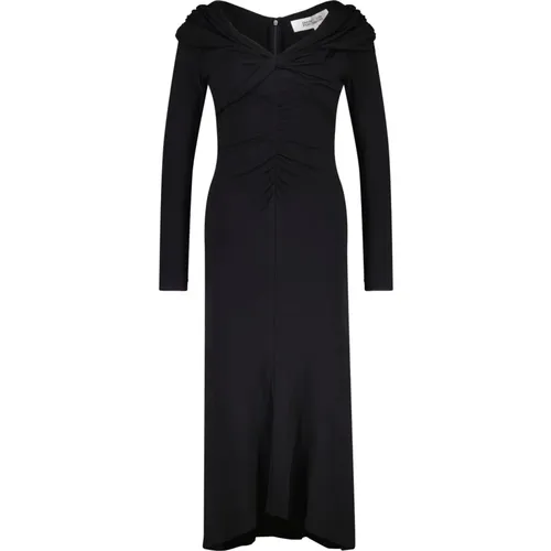 Sylviana Jersey Dress , female, Sizes: XL, L - Diane Von Furstenberg - Modalova