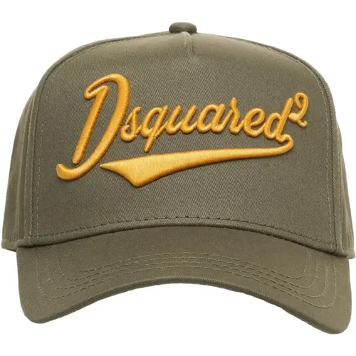 Caps, male, , Size: ONE SIZE Baseball Cap Stylish Logo Details - Dsquared2 - Modalova