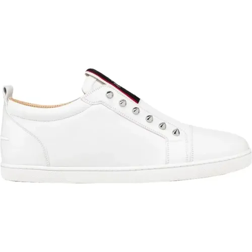 Sneakers with f.a.v fique a vontade flat , male, Sizes: 8 UK - Christian Louboutin - Modalova