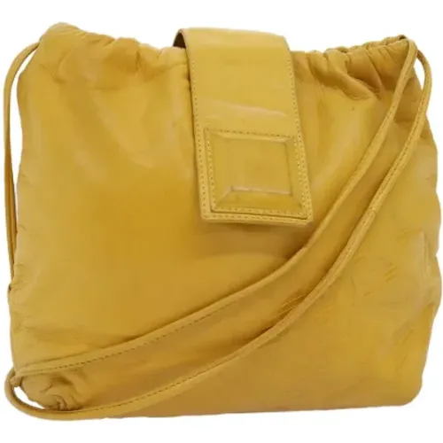 Pre-owned Cross Body Bags, female, , Size: ONE SIZE Pre-owned Leather shoulder-bags - Loewe Pre-owned - Modalova