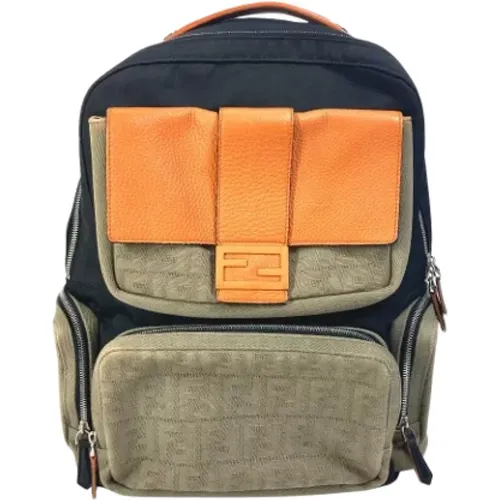 Pre-owned Backpacks, male, , Size: ONE SIZE Pre-owned Fabric fendi-bags - Fendi Vintage - Modalova