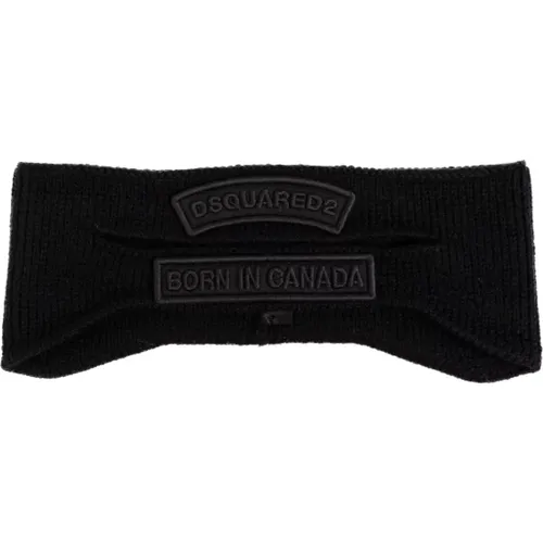 Headbands, male, , Size: ONE SIZE Headband - Dsquared2 - Modalova