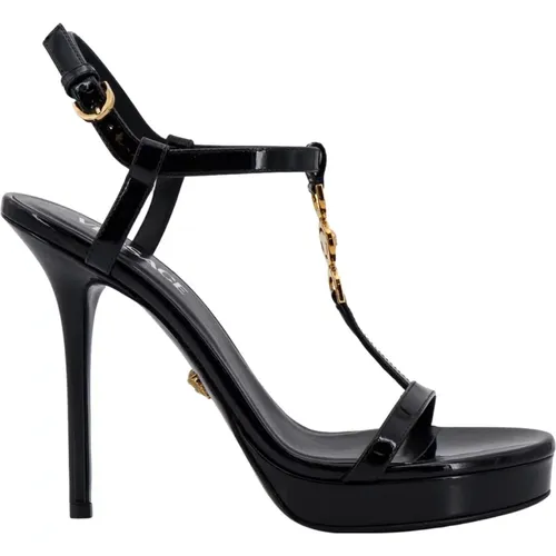 Medusa 95 Lackleder Sandalen , Damen, Größe: 37 EU - Versace - Modalova