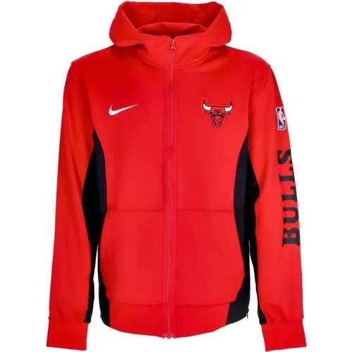 Zip-throughs, male, , Size: S NBA Showtime Tracksuit Jacket - Nike - Modalova