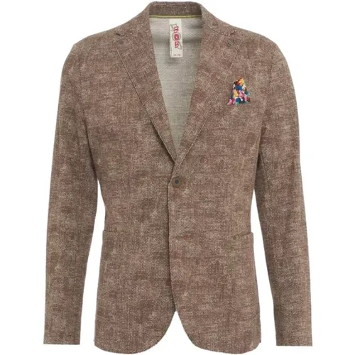 Eleganter Herrenblazer , Herren, Größe: 4XL - BOB - Modalova