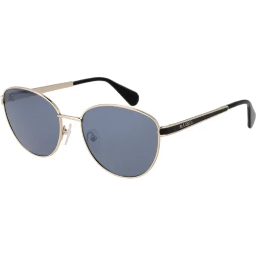 Sunglasses, female, , Size: ONE SIZE Silver Cat Eye Mirrored Sunglasses - Max & Co - Modalova