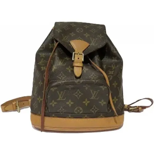 Pre-owned Backpacks, female, , Size: ONE SIZE Pre-owned Canvas backpacks - Louis Vuitton Vintage - Modalova