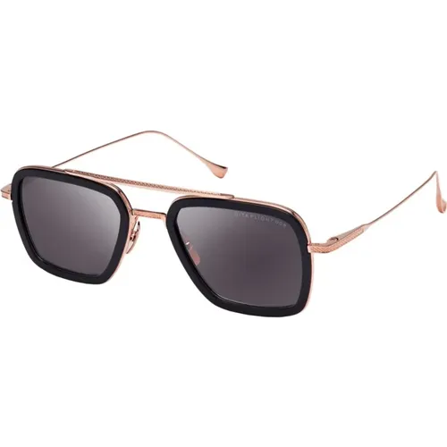 Sunglasses, male, , Size: 52 MM Flight.006 Sunglasses Black Rose Gold - Dita - Modalova