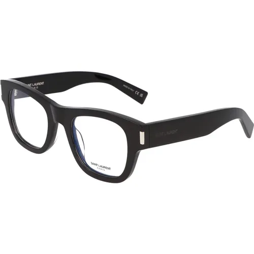 Glasses, unisex, , Size: 50 MM Square Frame Eyeglasses SL 698 - Saint Laurent - Modalova