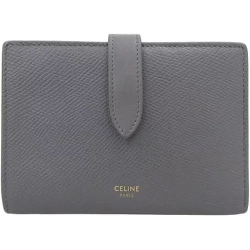 Pre-owned Wallets, female, , Size: ONE SIZE Pre-owned Leather wallets - Celine Vintage - Modalova