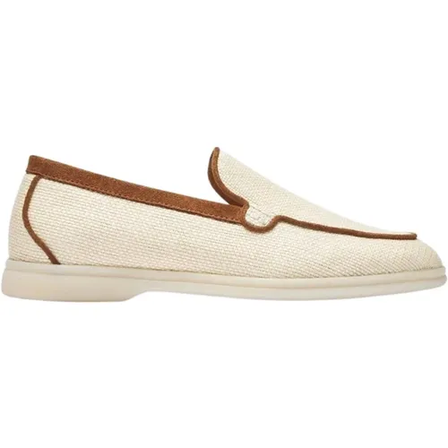 Leichte Raffia Loafers , Damen, Größe: 38 EU - Scarosso - Modalova