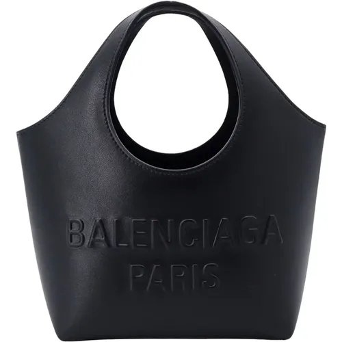 Leather Handbag with Internal Pocket , female, Sizes: ONE SIZE - Balenciaga - Modalova