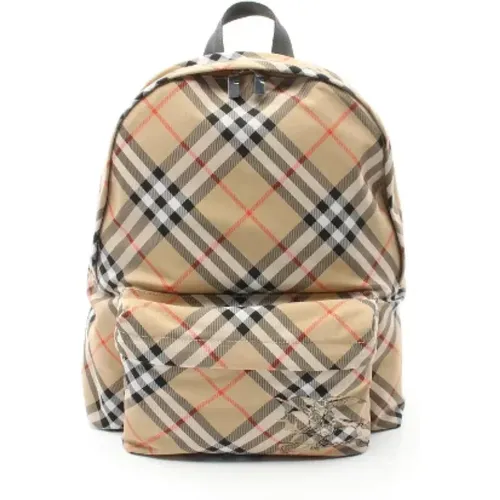 Pre-owned Backpacks, female, , Size: ONE SIZE Pre-owned Canvas backpacks - Burberry Vintage - Modalova