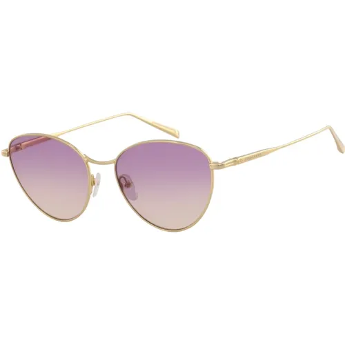 Violet Gradient Yellow Sunglasses , unisex, Sizes: 55 MM - Longchamp - Modalova