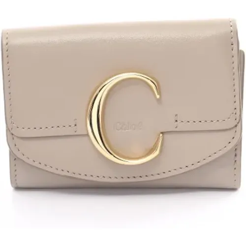 Pre-owned Leather wallets , female, Sizes: ONE SIZE - Chloé Pre-owned - Modalova