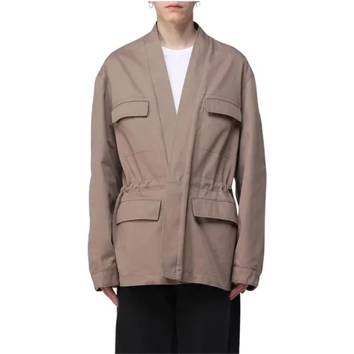 Light Jackets, male, , Size: M RelaxedFit Cotton Jacket - Ambush - Modalova