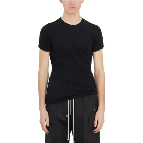 Doppeltes Baumwoll-T-Shirt , Herren, Größe: M - Rick Owens - Modalova