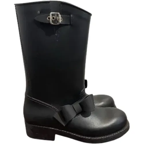 Pre-owned Rubber boots , female, Sizes: 6 UK - Valentino Vintage - Modalova