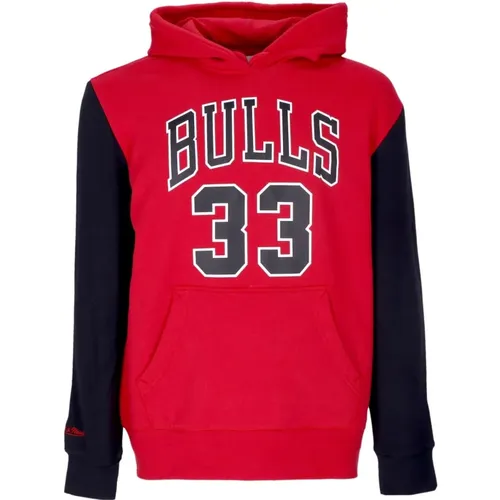 Hoodies, male, , Size: XL Chicago Bulls Scottie Pippen Hoodie 1996 - Mitchell & Ness - Modalova