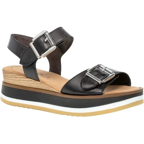 Leather Casual Open Sandals , female, Sizes: 7 UK - Gabor - Modalova