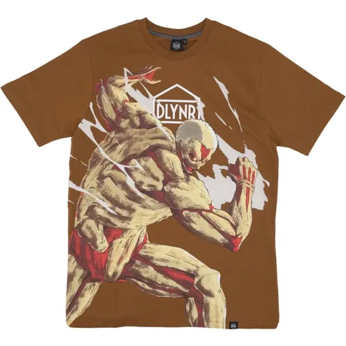 T-Shirts, male, , Size: M Armored Titan Tee X Attack On Titan - Dolly Noire - Modalova