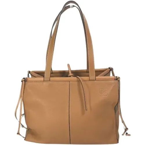 Pre-owned Tote Bags, female, , Size: ONE SIZE Pre-owned Leather totes - Loewe Pre-owned - Modalova