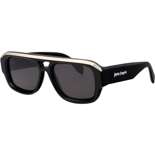 Sunglasses, unisex, , Size: 54 MM Stylish Sunglasses for Sunny Days - Palm Angels - Modalova