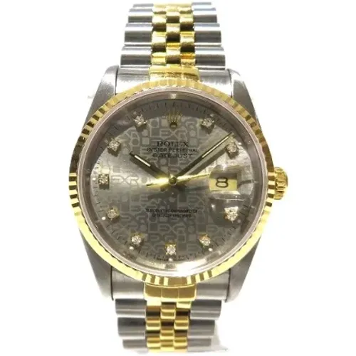 Pre-owned Metal watches , male, Sizes: ONE SIZE - Rolex Vintage - Modalova