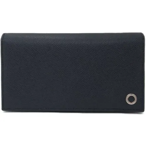 Pre-owned Wallets, female, , Size: ONE SIZE Pre-owned Leather wallets - Bvlgari Vintage - Modalova