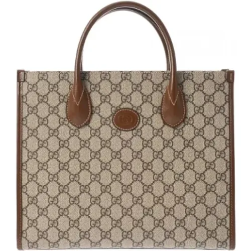 Pre-owned Tote Bags, female, , Size: ONE SIZE Pre-owned Fabric totes - Gucci Vintage - Modalova