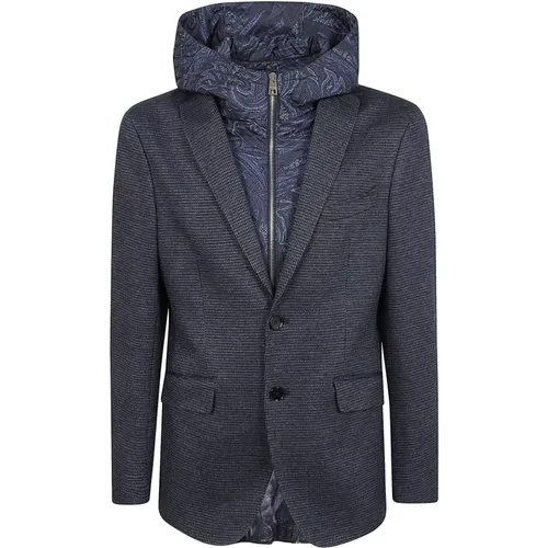 Jacket Roma W Quilted Hood , male, Sizes: XL - ETRO - Modalova