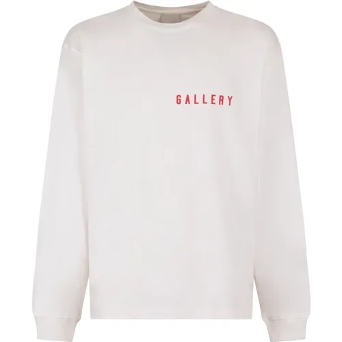 Sweatshirts, male, , Size: S Lamb Print Mock Neck Long Sleeve - Agolde - Modalova