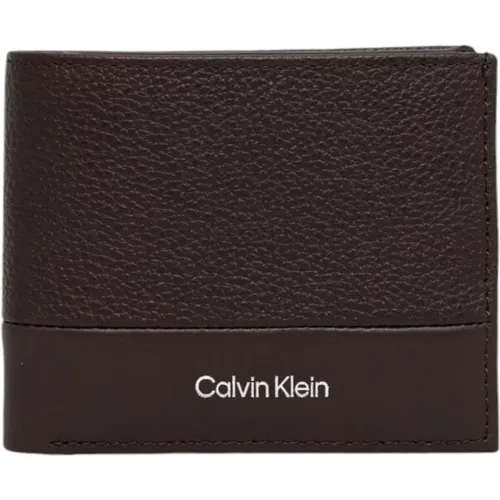 Wallets & Cardholders, male, , Size: ONE SIZE Men's Wallet Autumn/Winter Collection Leather - Calvin Klein - Modalova