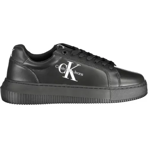 Sneakers, female, , Size: 10 US Stylish Platform Sneaker with Unique Print - Calvin Klein - Modalova
