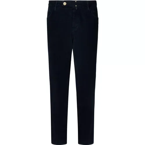 Slim Fit Trousers , male, Sizes: W36, W31, W38, W30, W34, W32, W33 - Incotex - Modalova