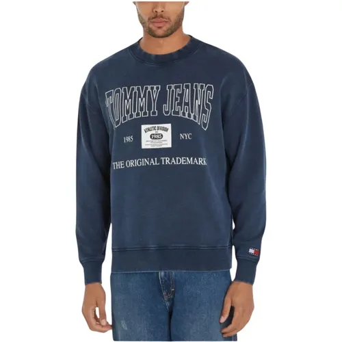 Retro Logo Hoodie Sweatshirt , Herren, Größe: S - Tommy Hilfiger - Modalova