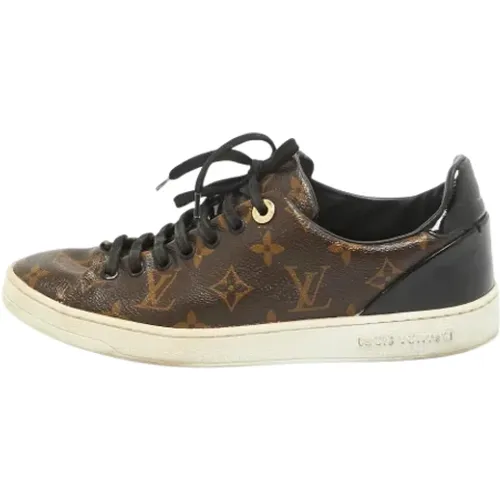 Pre-owned Sneakers, female, , Size: 7 1/2 US Pre-owned Canvas sneakers - Louis Vuitton Vintage - Modalova