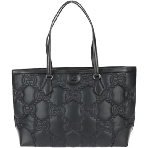 Pre-owned Tote Bags, female, , Size: ONE SIZE Pre-owned Nylon gucci-bags - Gucci Vintage - Modalova