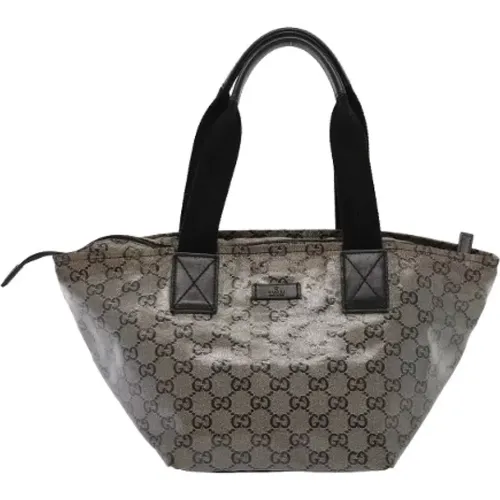 Pre-owned Tote Bags, female, , Size: ONE SIZE Pre-owned Canvas gucci-bags - Gucci Vintage - Modalova