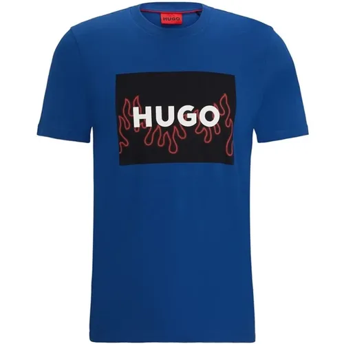 Stylisches T-Shirt für Männer , Herren, Größe: S - Hugo Boss - Modalova