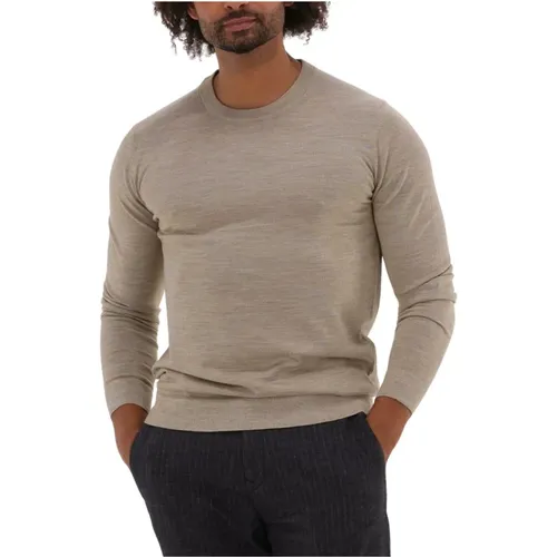 Merino Coolmax Knit Crew Pullover , Herren, Größe: 2XL - Selected Homme - Modalova