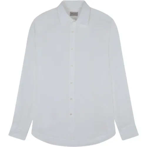 Linen dyed shirt , male, Sizes: S, M - PAUL & SHARK - Modalova