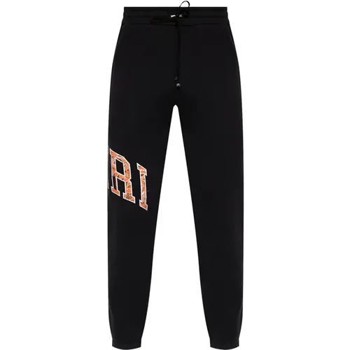 Sweatpants, male, , Size: XL Cotton Ribbed Drawstring Sweatpants - Amiri - Modalova