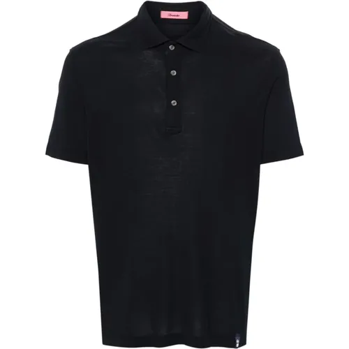 Polo Shirts, male, , Size: M Midnight Shirt - Drumohr - Modalova