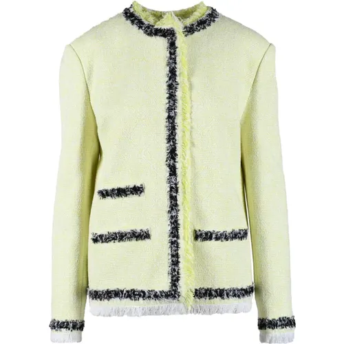Tweed Jackets, female, , Size: M Tweed Jacket - Msgm - Modalova