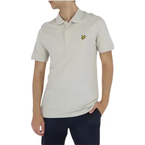 Polo Shirts, male, , Size: M Printed Cotton Polo Shirt - Lyle & Scott - Modalova