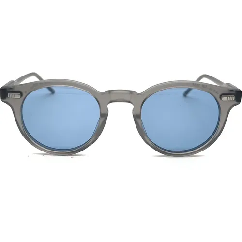 Sunglasses, male, , Size: 45 MM Grey Sunglasses for Men - Thom Browne - Modalova