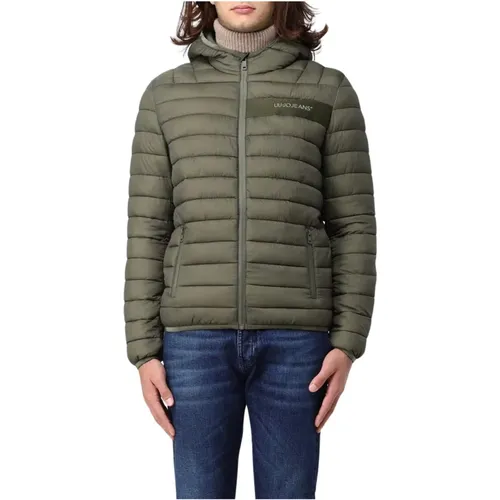 Hooded Down Jacket , male, Sizes: S, XL - Liu Jo - Modalova